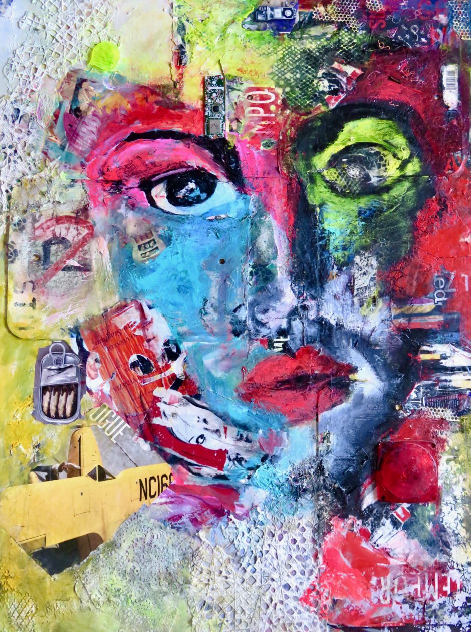 MM X, 48X36,Mixed-Media